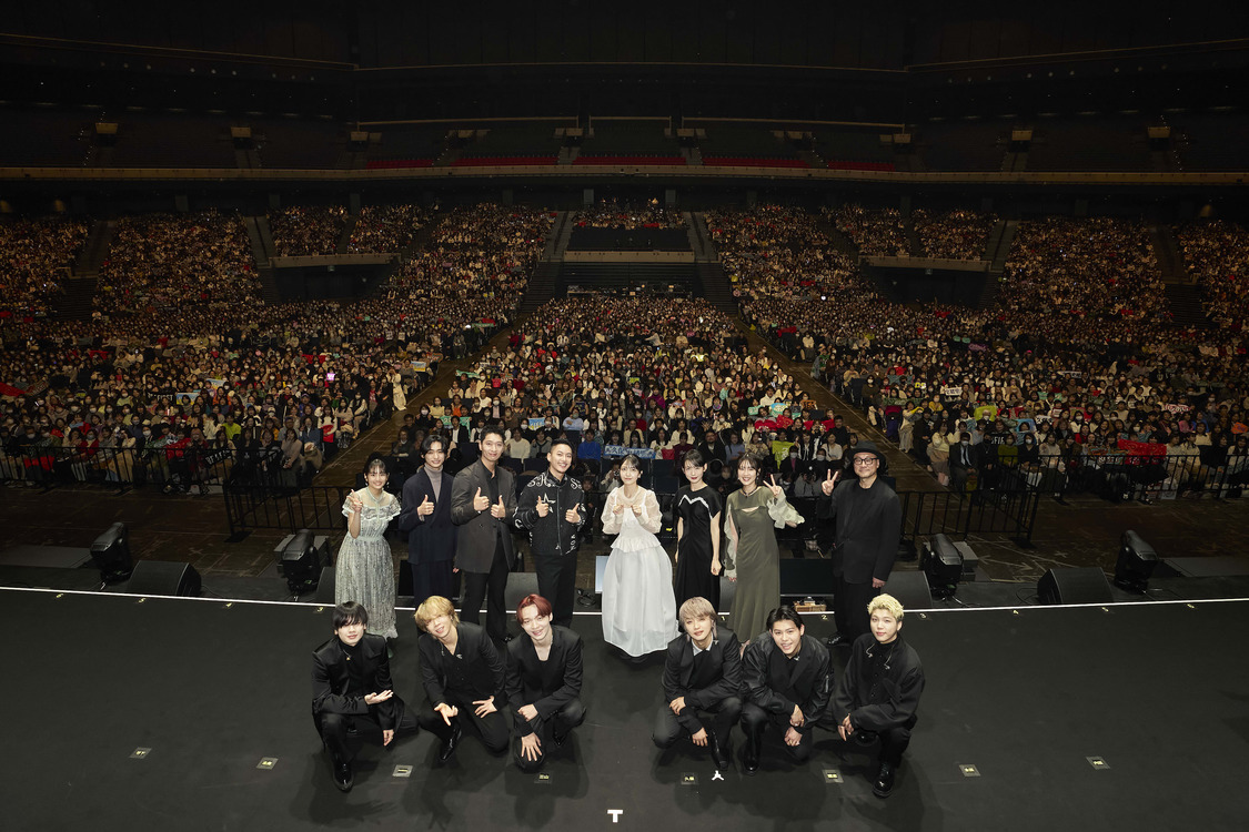 ＜映画『誰よりもつよく 抱きしめて』完成披露上映会＆PREMIUM EVENT＞Kアリーナ横浜（2025年1月26日／©2025「誰よりもつよく抱きしめて」HIAN /アークエンタテインメント）