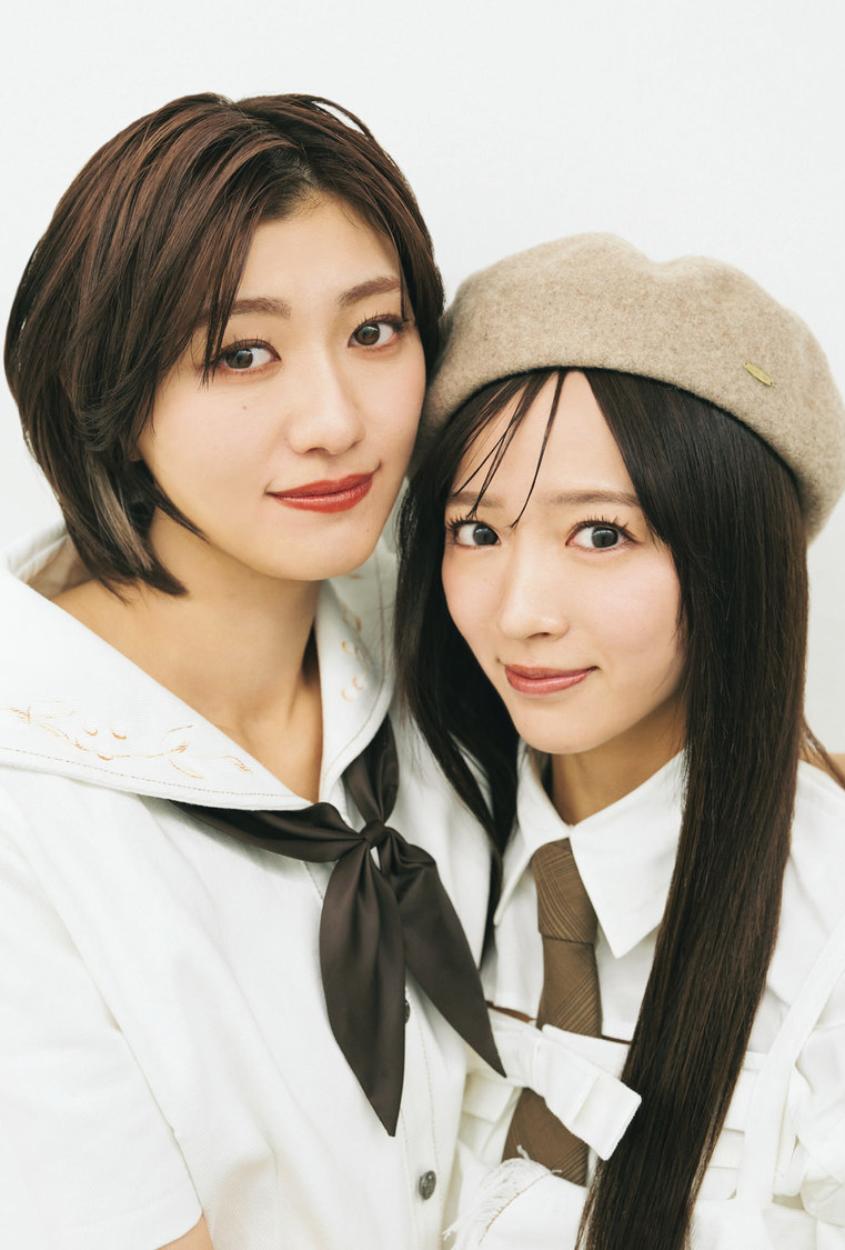 『B.L.T.2025年4月号増刊　私立恵比寿中学特別版』ローソンエンタテインメント購入特典ポストカード【小林歌穂＆中山莉子】