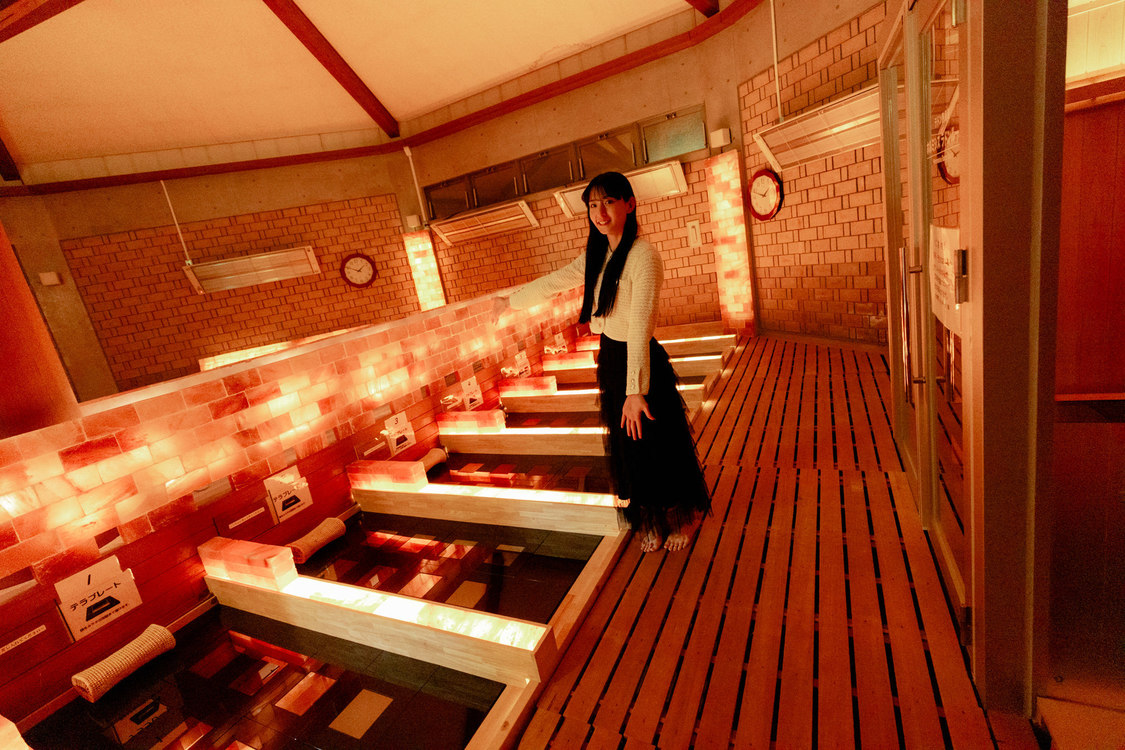 遠赤外線低温サウナも堪能