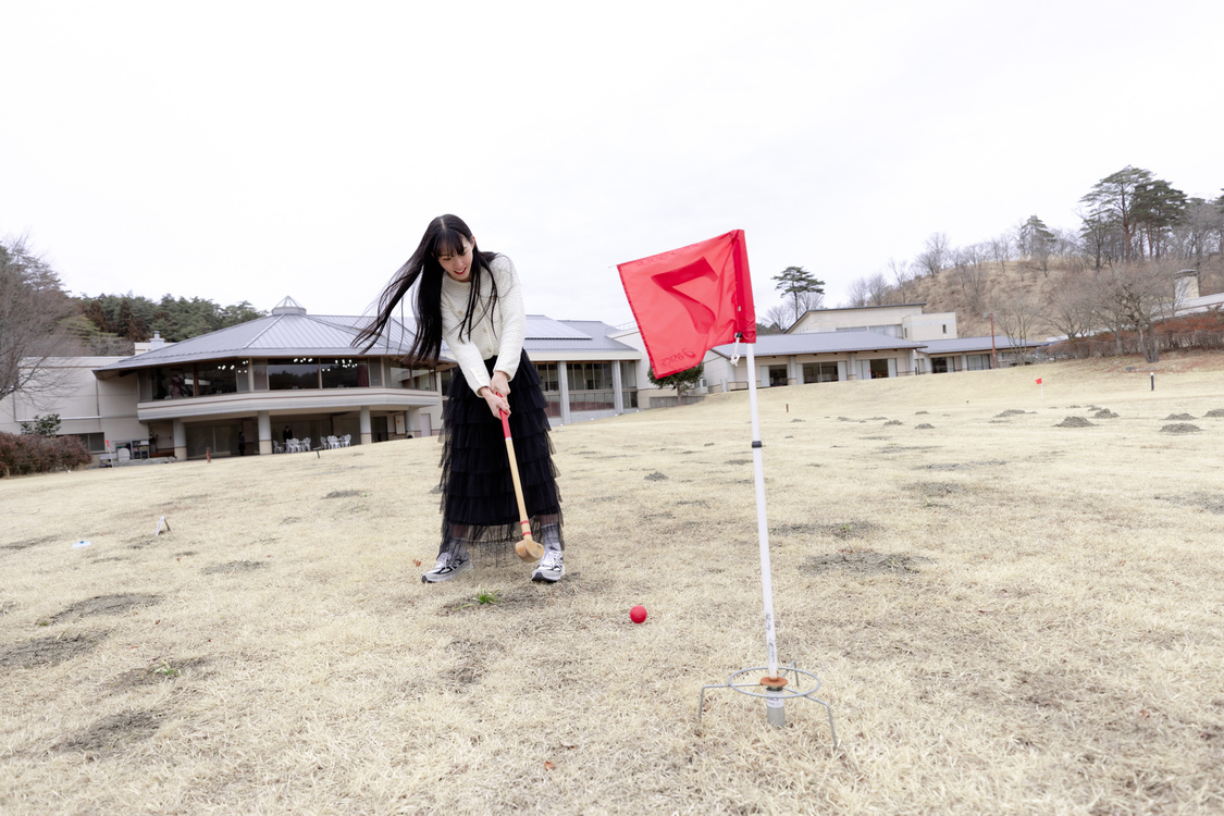 グラウンドゴルフに初挑戦
