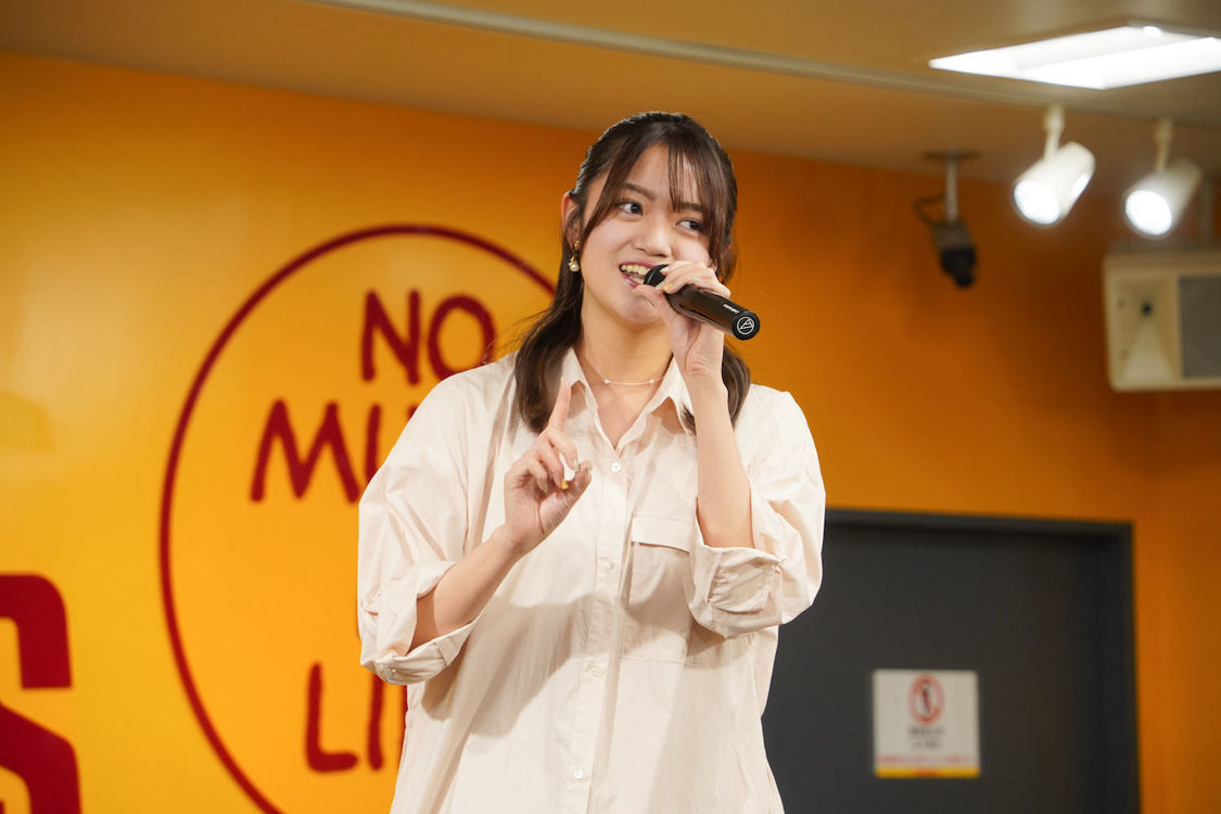 吉川茉優＜アップアップガールズ（仮）＆吉川茉優　合同リリースイベント＞タワーレコード錦糸町パルコ店（2025年3月26日）