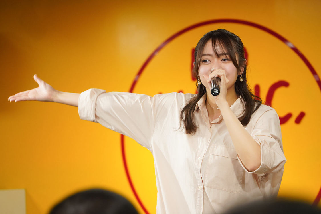 吉川茉優＜アップアップガールズ（仮）＆吉川茉優　合同リリースイベント＞タワーレコード錦糸町パルコ店（2025年3月26日）