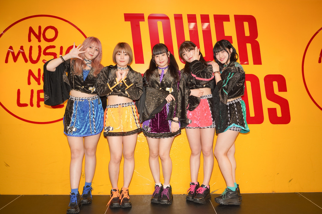 アップアップガールズ（仮＜アップアップガールズ（仮）＆吉川茉優　合同リリースイベント＞タワーレコード錦糸町パルコ店（2025年3月26日）