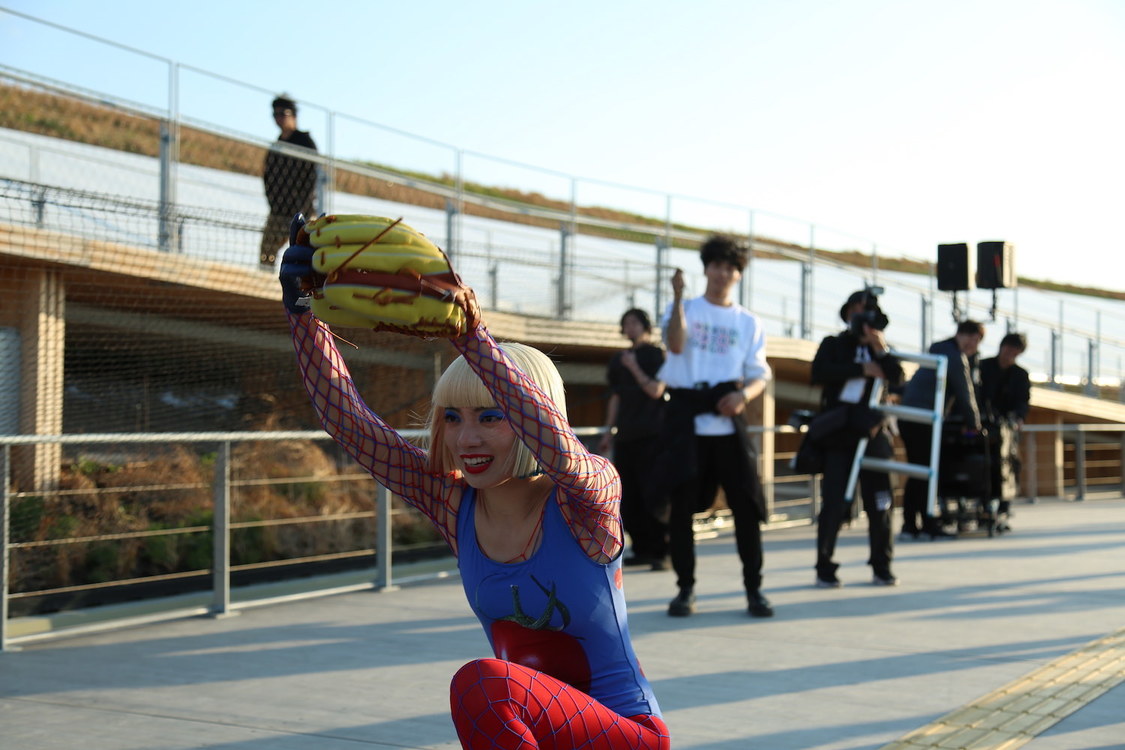 ＜世界キャッチボールプロジェクト＞大屋根リング（2025年4月4日）