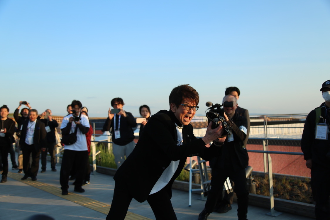 ＜世界キャッチボールプロジェクト＞大屋根リング（2025年4月4日）