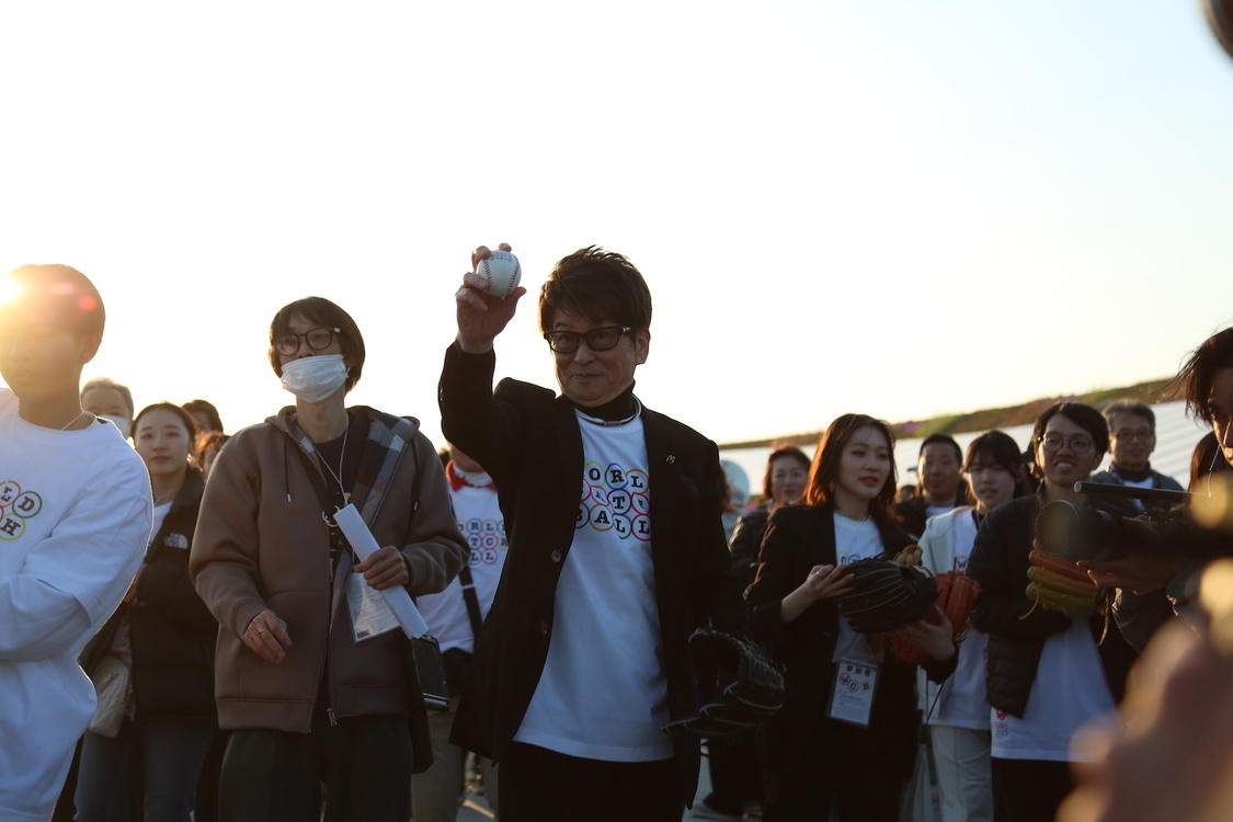 ＜世界キャッチボールプロジェクト＞大屋根リング（2025年4月4日）