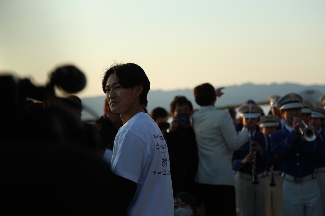 ＜世界キャッチボールプロジェクト＞大屋根リング（2025年4月4日）