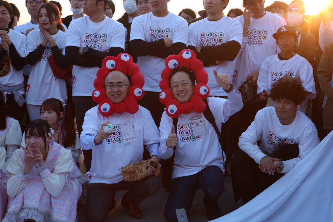 ＜世界キャッチボールプロジェクト＞大屋根リング（2025年4月4日）