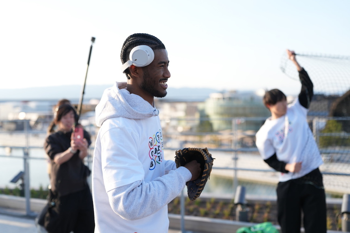 ＜世界キャッチボールプロジェクト＞大屋根リング（2025年4月4日）