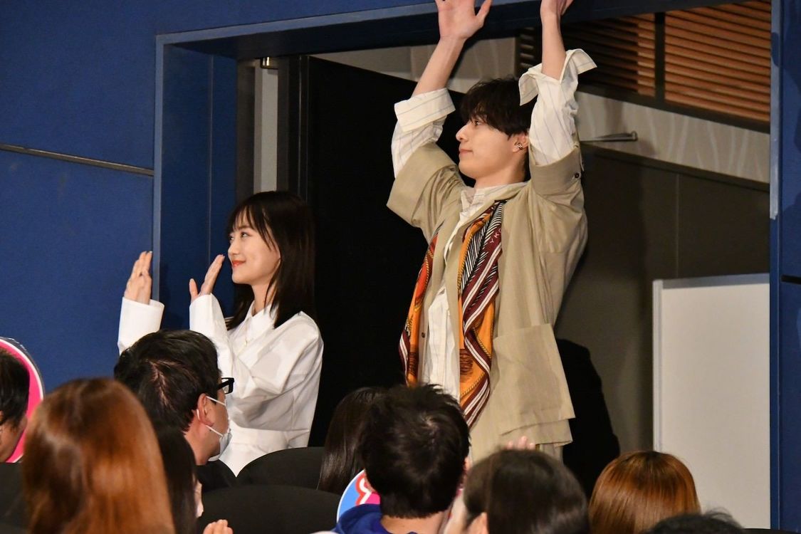 ＜映画『山田くんとLv999の恋をする』公開御礼舞台挨拶＞（2025年4月6日／©ましろ／COMICSMART INC.　 ©2025『山田くんと Lv999 の恋をする』製作委員会）