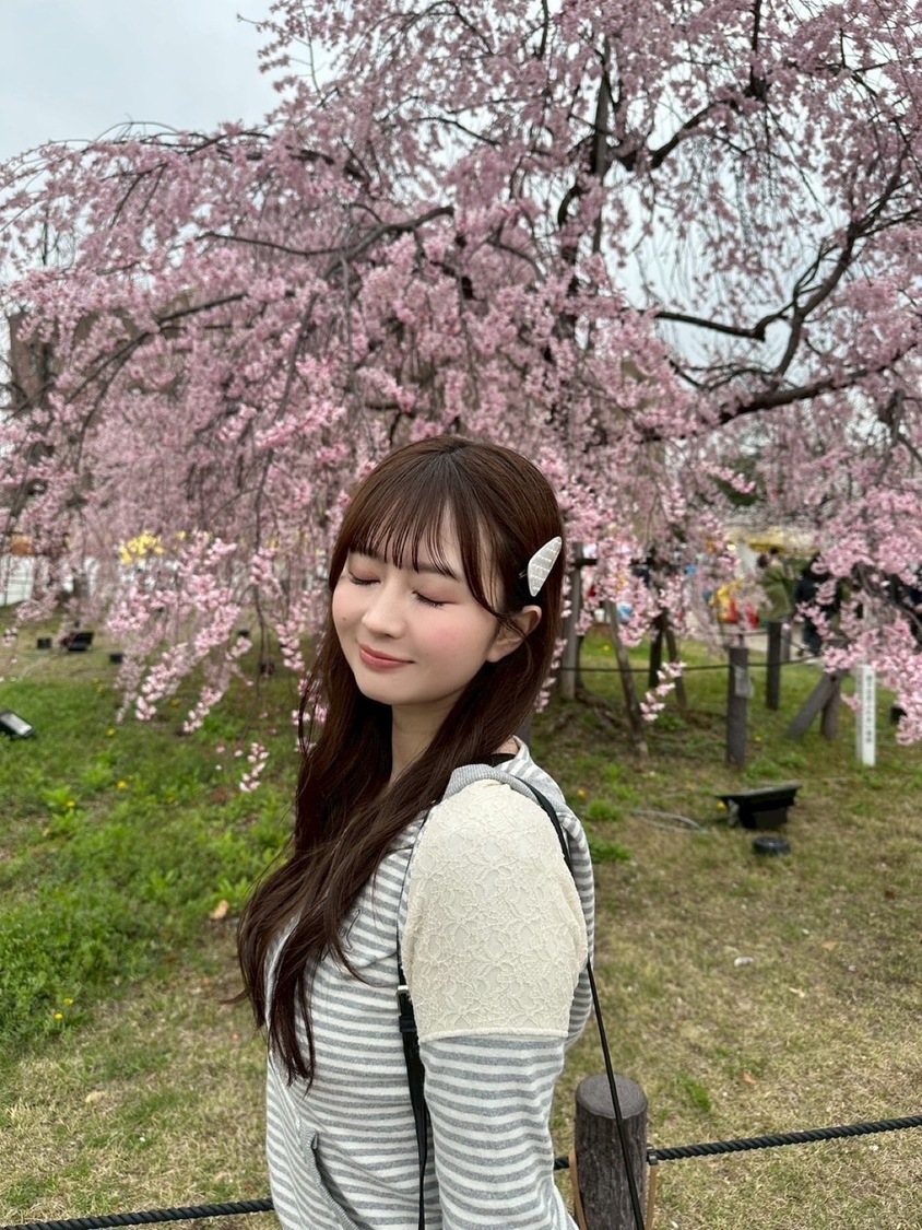 お花見に行った時の写真！