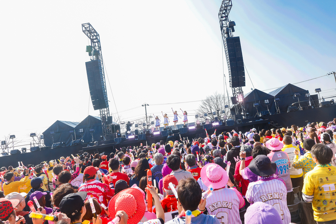 ＜ももクロ春の一大事2025 in 新発田市 〜新発田 新発見！？〜＞新発田市 五十公野公園（2025年4月12日／©︎笹森健一）