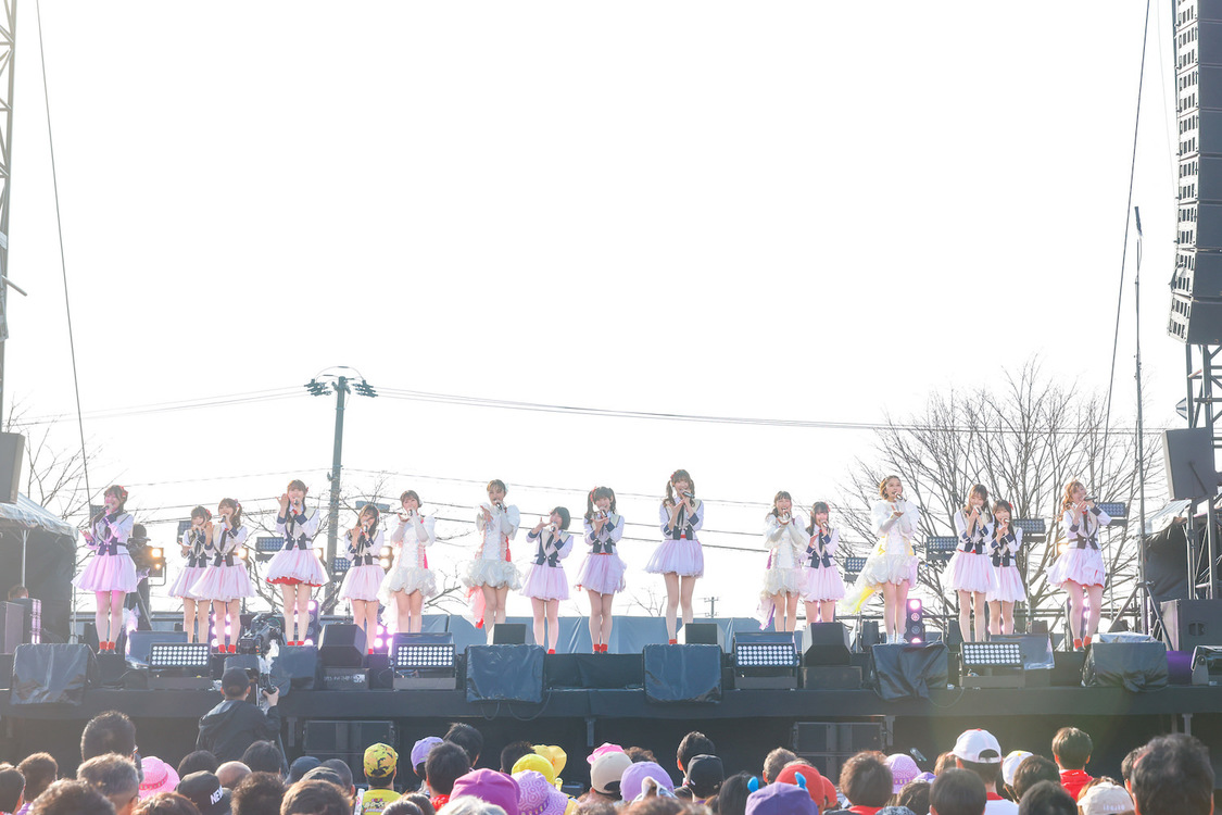 ＜ももクロ春の一大事2025 in 新発田市 〜新発田 新発見！？〜＞新発田市 五十公野公園（2025年4月12日／©︎笹森健一）