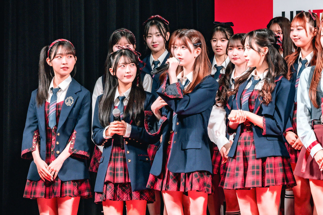 AKB48＜UP-T 新CM発表会見＞ヒューリックホール東京（2025年4月30日）