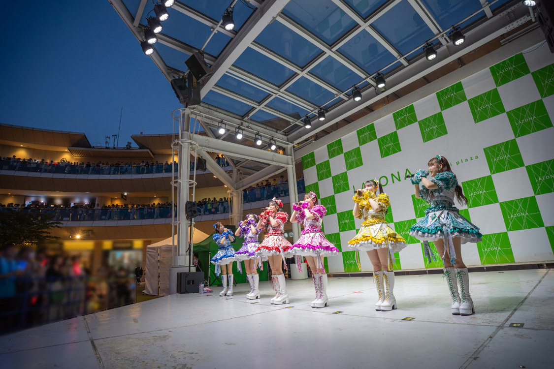 超ときめき♡宣伝部＜「世界でいちばんアイドル / ひみつのふふふ」リリース記念イベント＞ラゾーナ川崎プラザ 2F ルーファ広場 グランドステー（2025年4月30日）