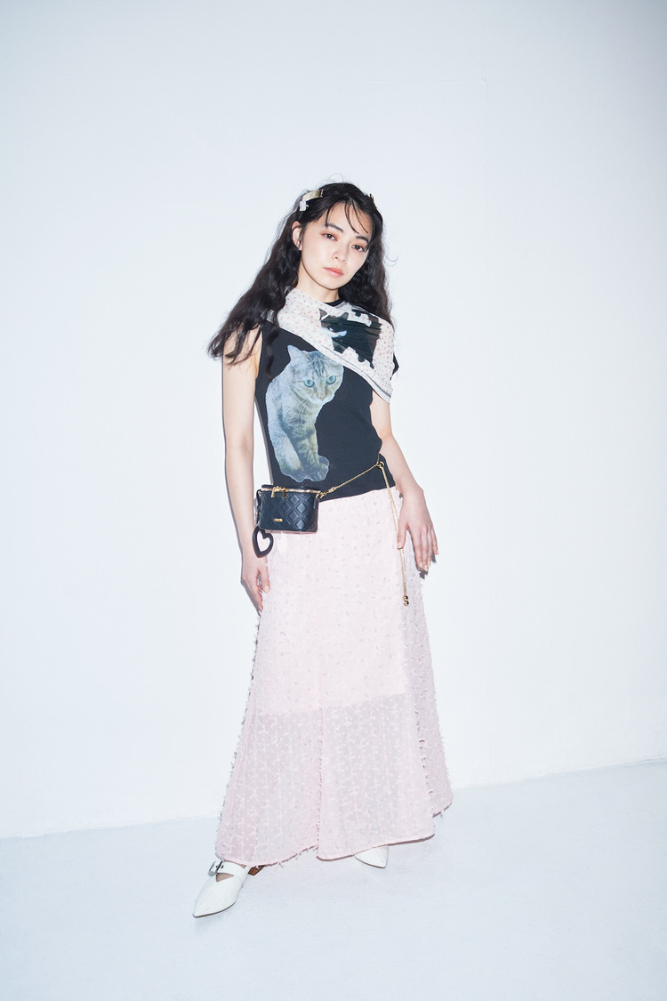 【上國料萌衣コラボ】Seira プリントタンクトップ