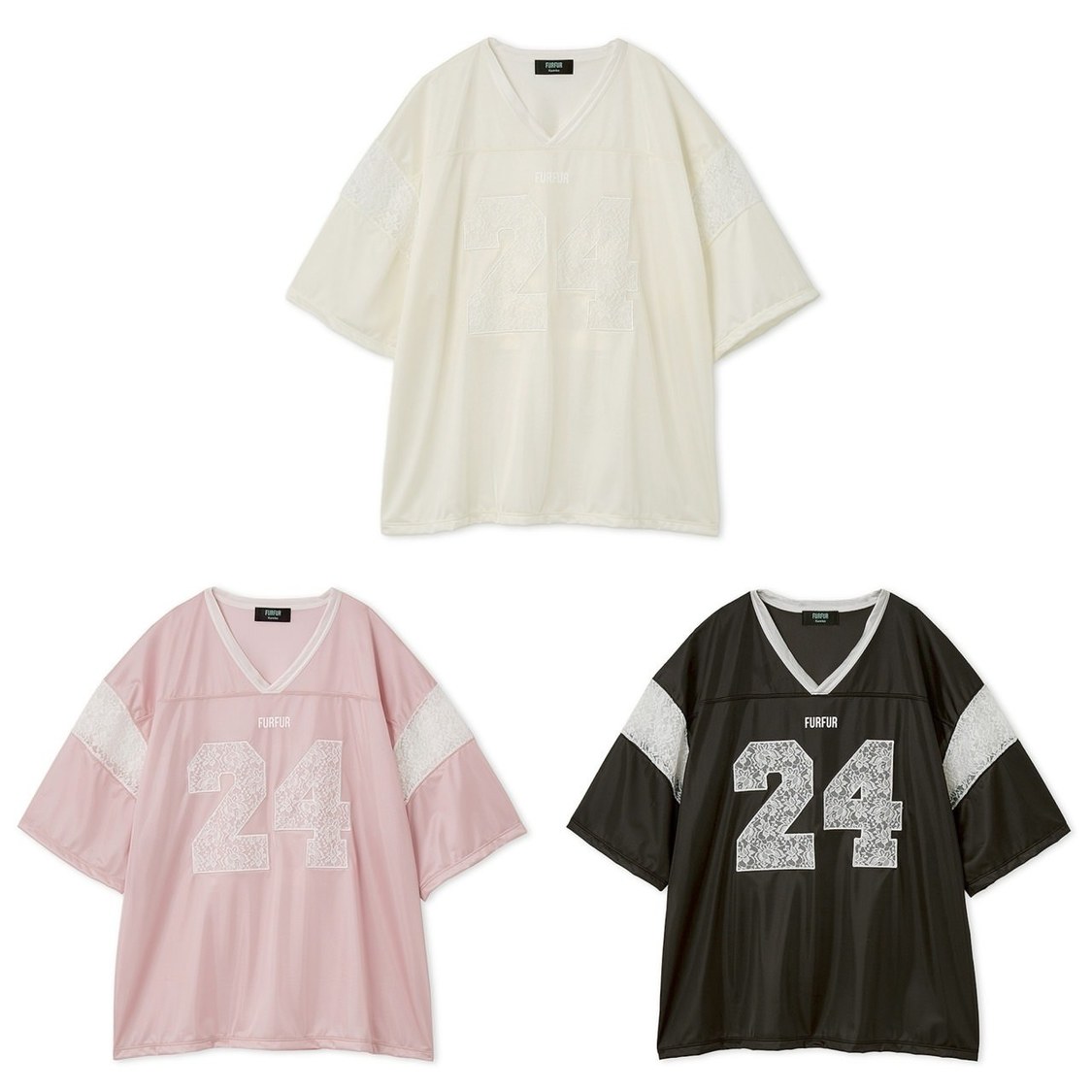 【上國料萌衣コラボ】レースナンバーTシャツ