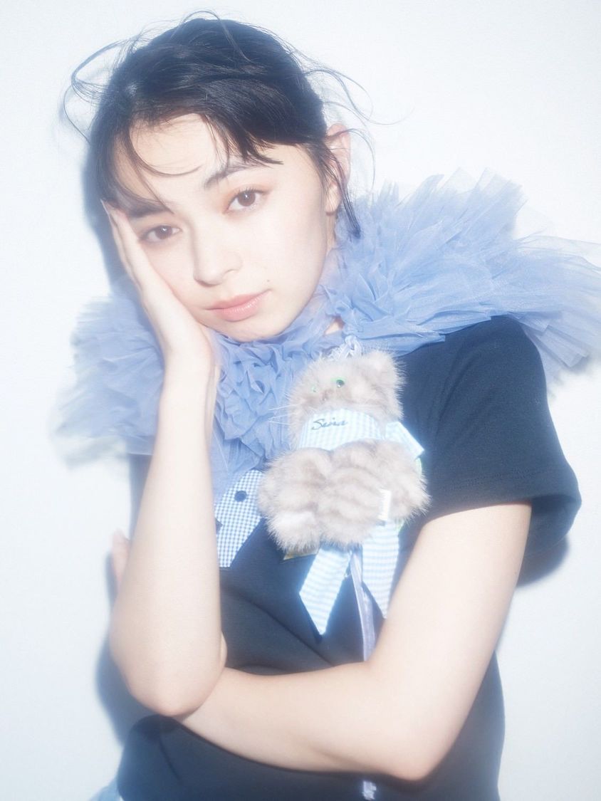 【上國料萌衣コラボ】カラーポートレートTシャツ