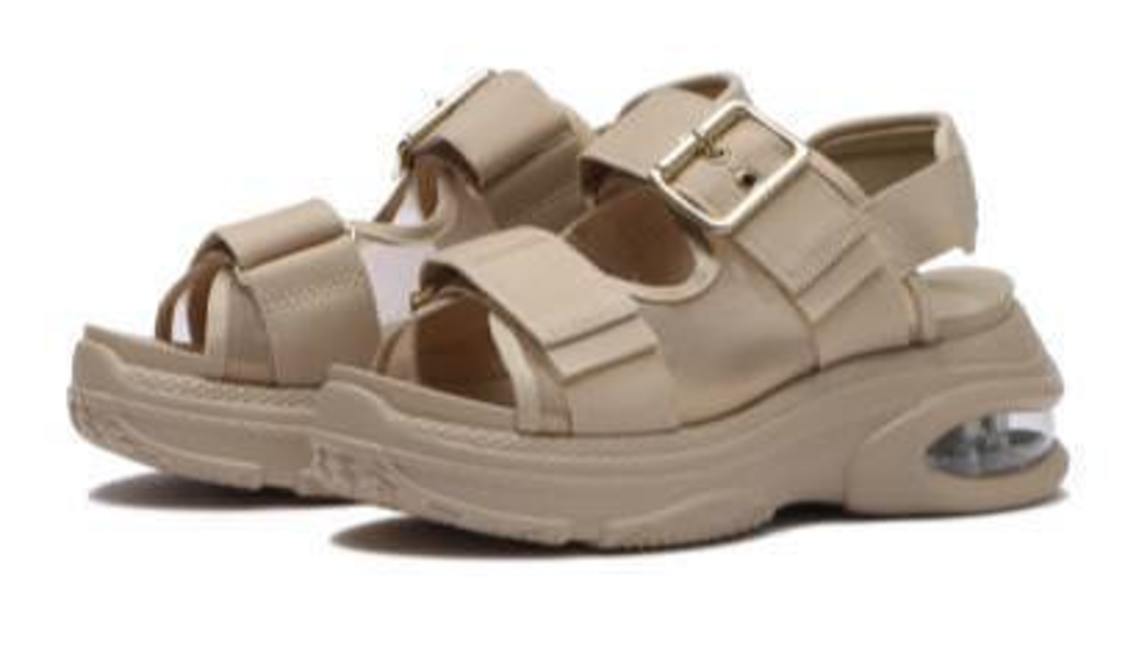 ボリュームチュールサンダル