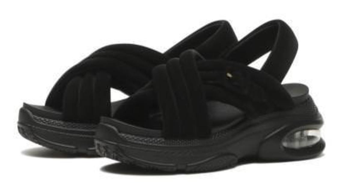 ボリュームパフィークロスサンダル