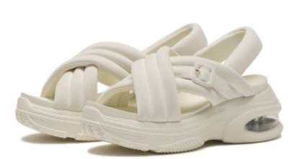 ボリュームパフィークロスサンダル