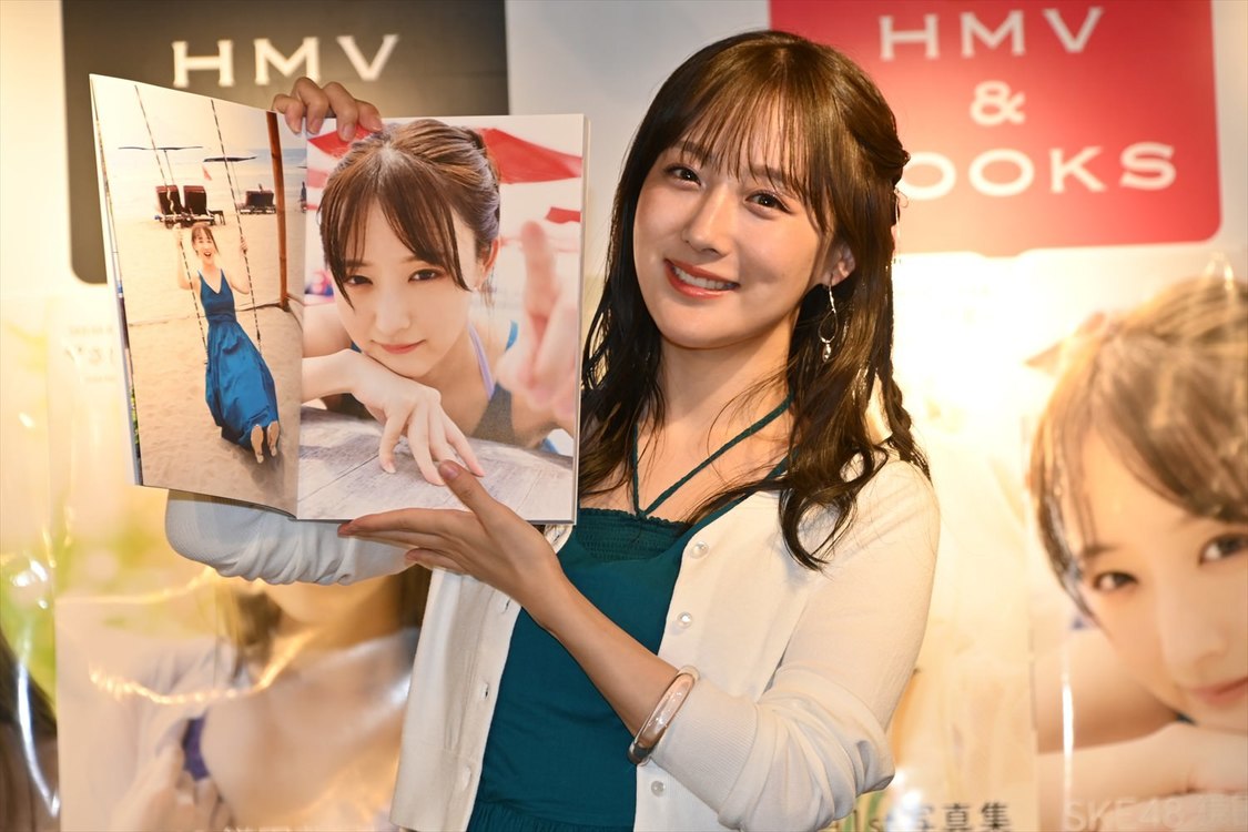 ＜SKE48 鎌田菜月 1st 写真集 『やさしい日差し』 発売記念イベント＞HMV&BOOKS SHIBUYA（2025年5月24日／Ⓒ2025 Zest, Inc.）