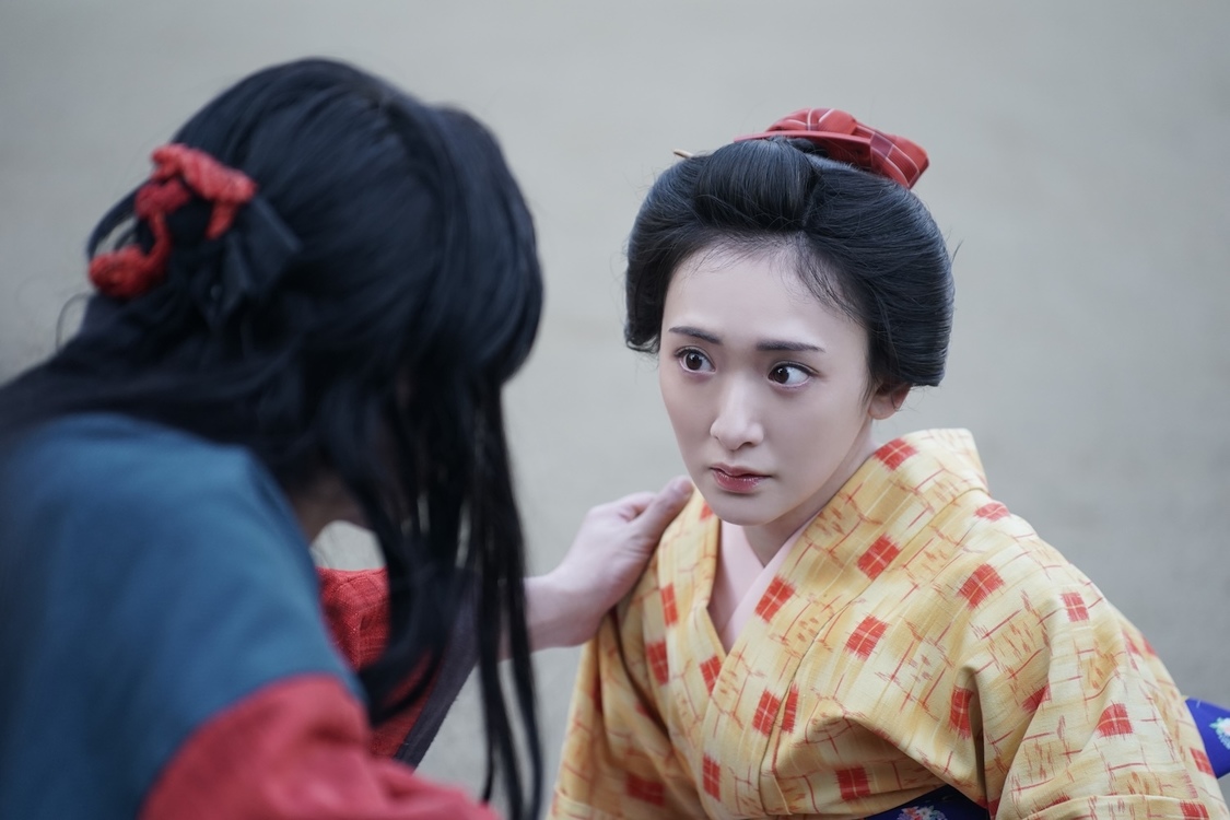 おみつと心配する幻士郎