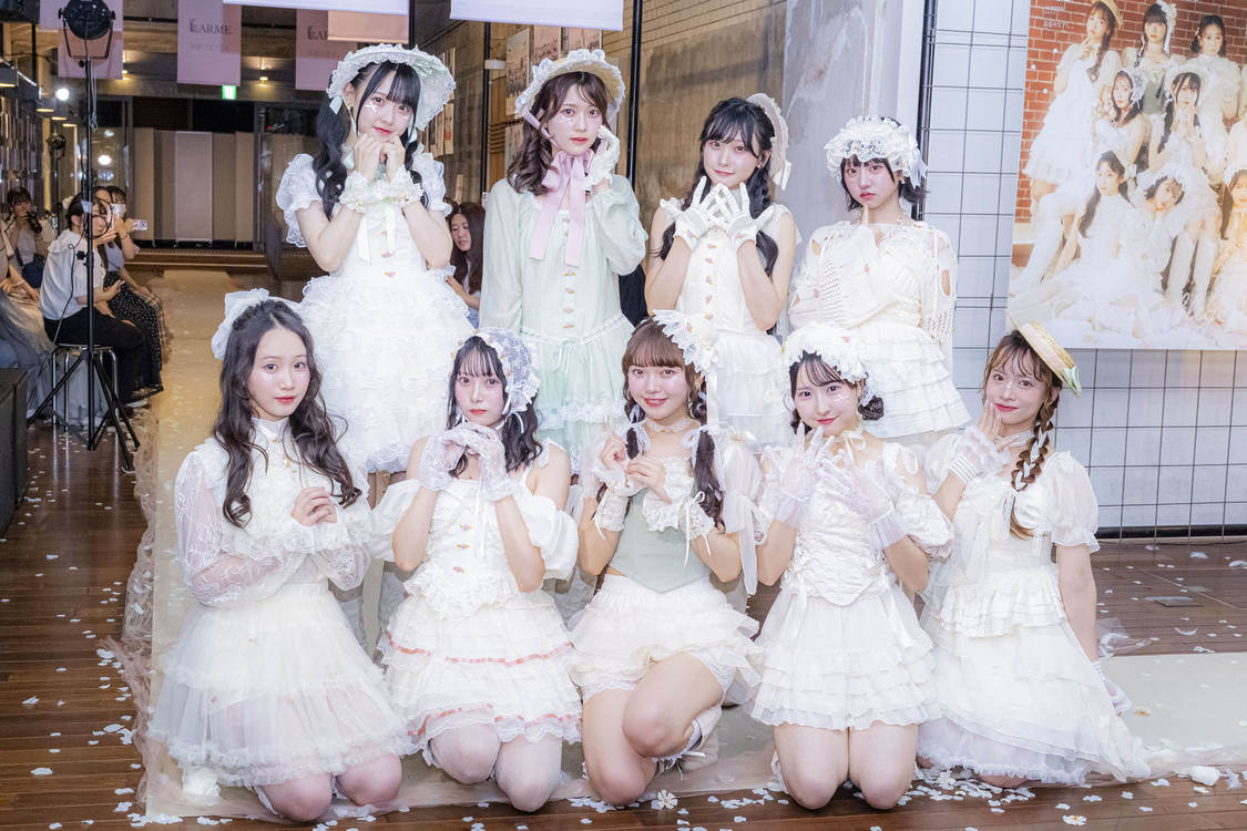 ＜『LARME×高嶺のなでしこ SPECIAL COLLABORATION WEEK』スペシャルファッションショー＞マーチエキュート神田万世橋（2025年6月25日）