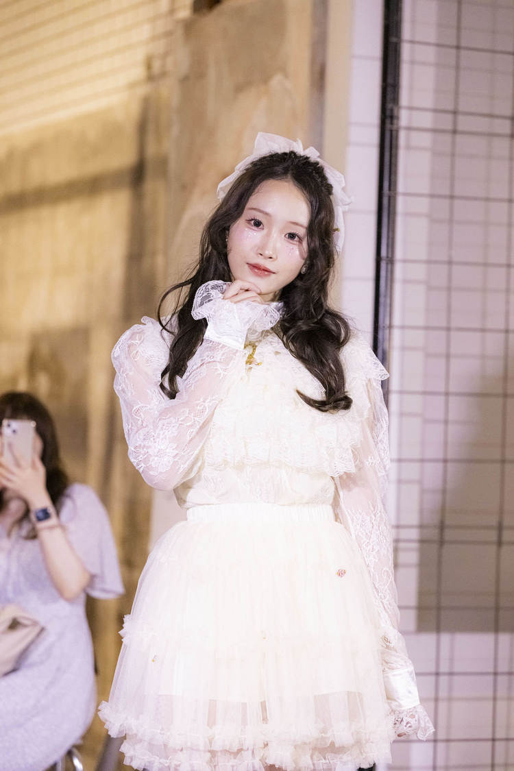 葉月紗蘭＜『LARME×高嶺のなでしこ SPECIAL COLLABORATION WEEK』スペシャルファッションショー＞マーチエキュート神田万世橋（2025年6月25日）