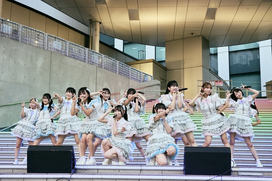 19thシングル「半袖天使」 リリース記念ミニライブ｜ダイバーシティ東京プラザ フェスティバル広場（©︎ Mercury）