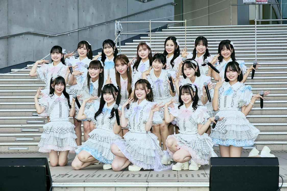 19thシングル「半袖天使」 リリース記念ミニライブ｜ダイバーシティ東京プラザ フェスティバル広場（©︎ Mercury）