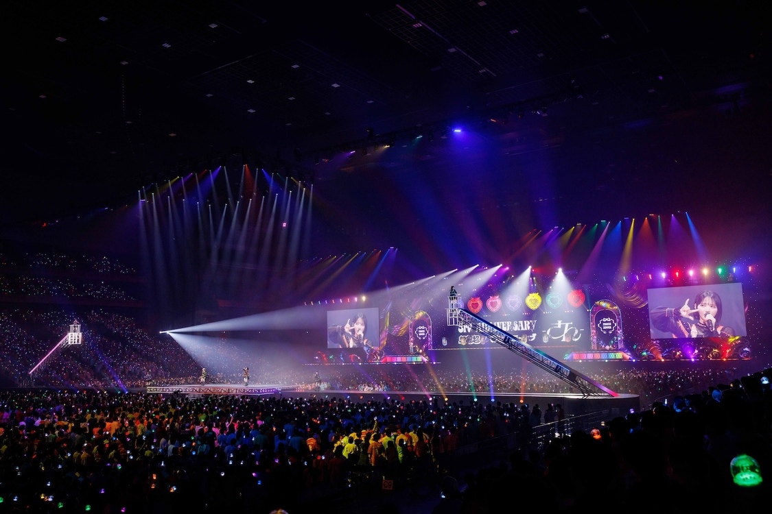 ＜さいたまスーパーアリーナ25周年 FRUITS ZIPPER 3rd ANNIVERSARY 超超超めでたいライブ -さん-＞さいたまスーパーアリーナ（2025年8月2日、3日）｜PHOTO：ヨシモリユウナ、高田梓、ハタサト