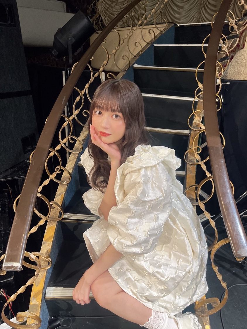 お気に入りのワンピースで歌いました