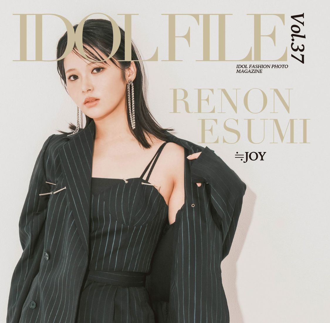 江角怜音（≒JOY）『IDOL FILE Vol.37』バックカバー