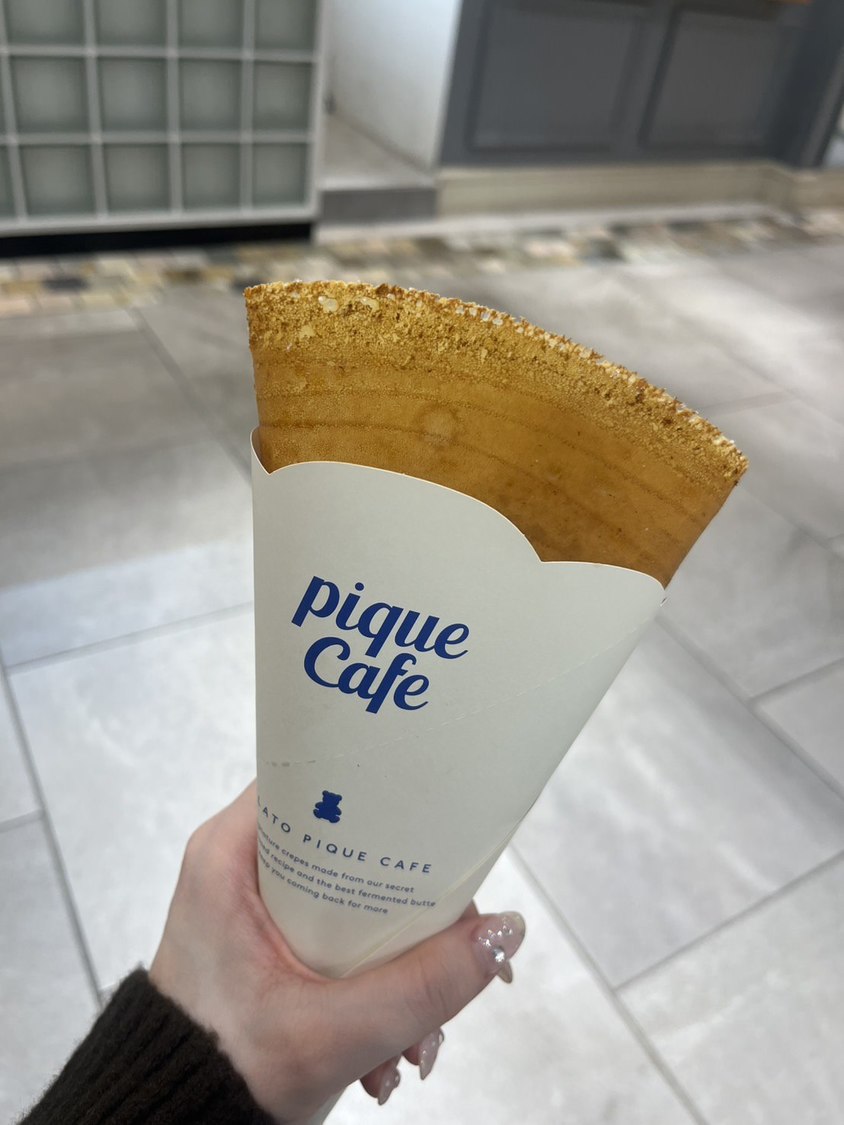 ジェラピケカフェのクレープ！　1番美味しい！
