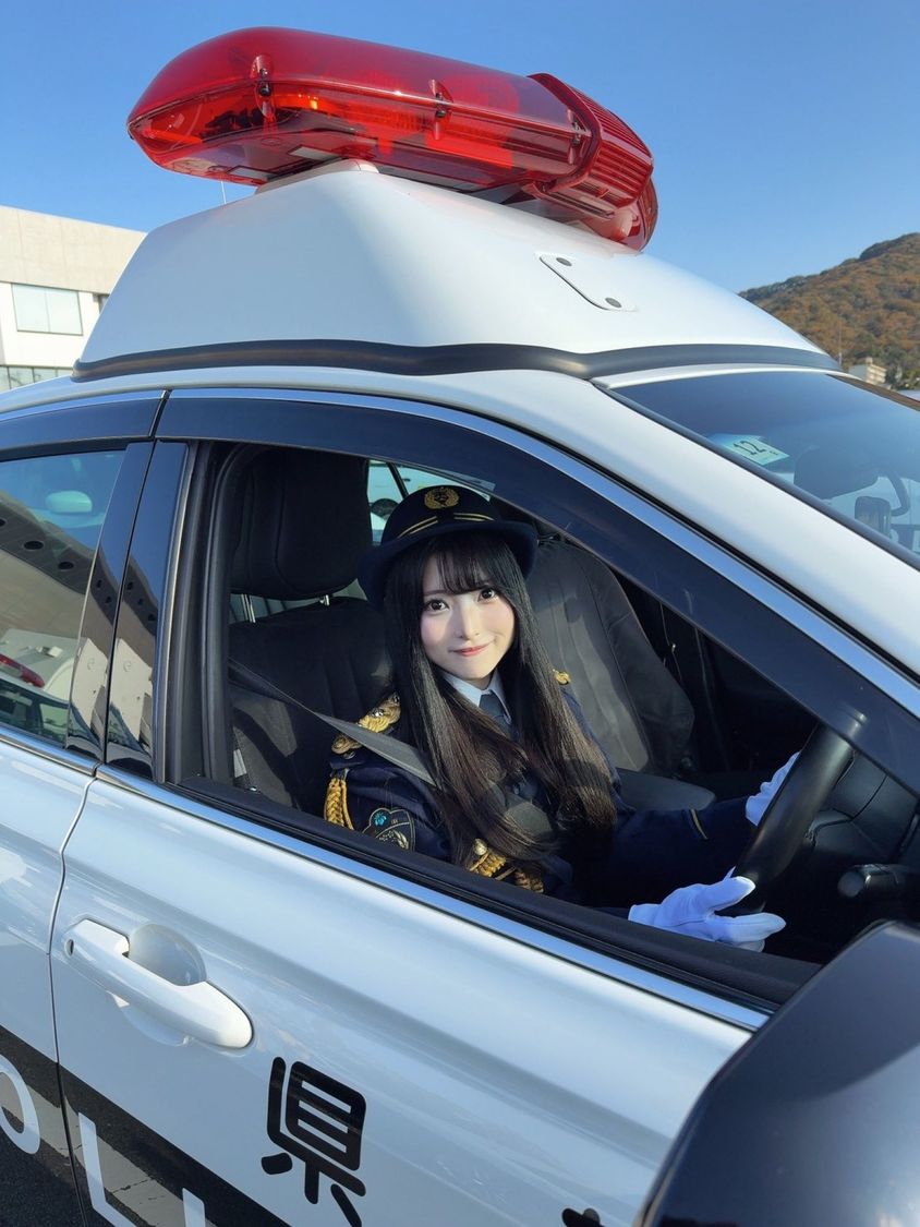 #ババババンビ 小鳥遊るい 三重県警鳥羽警察署「一日警察署長」