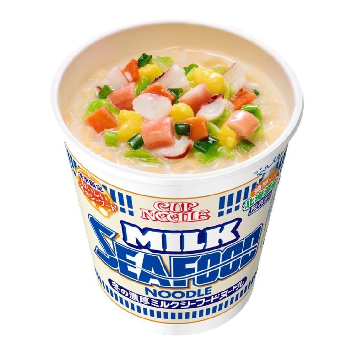 「カップヌードル 冬の濃厚ミルクシーフードヌードル」