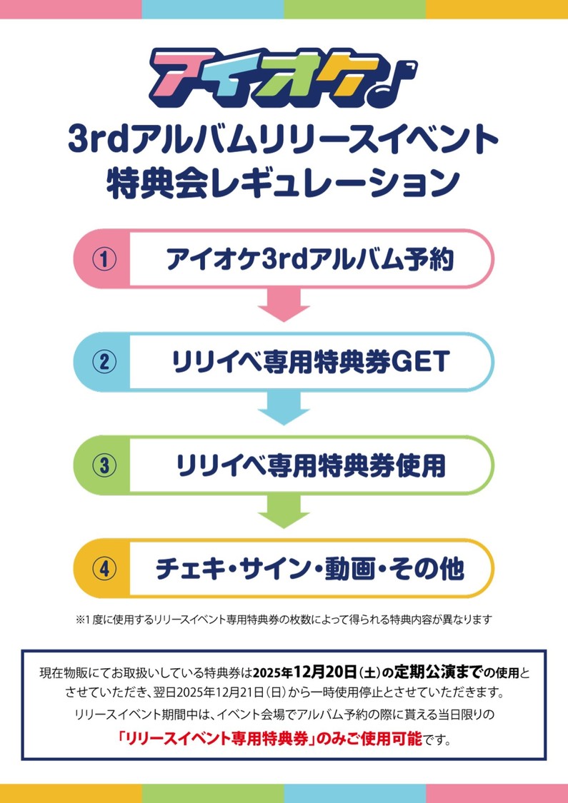 3rdアルバム『私たち、本気です!!』_リリースイベント