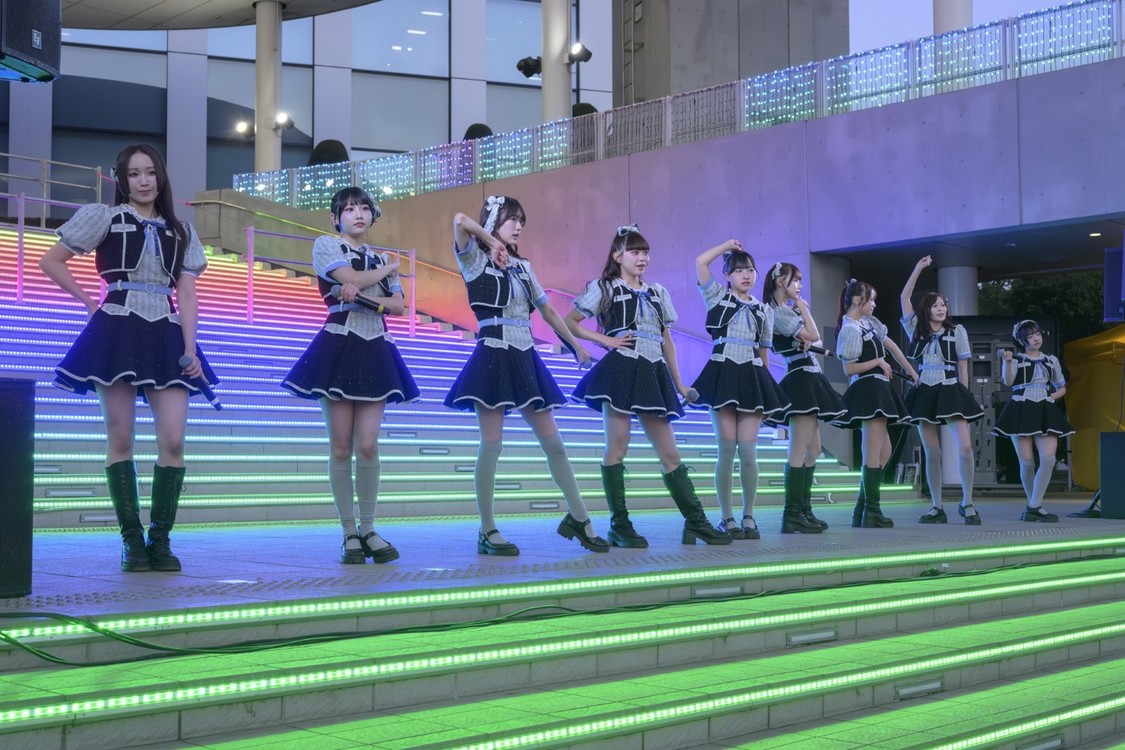 高嶺のなでしこ　ミニライブ：Photo by 林晋介