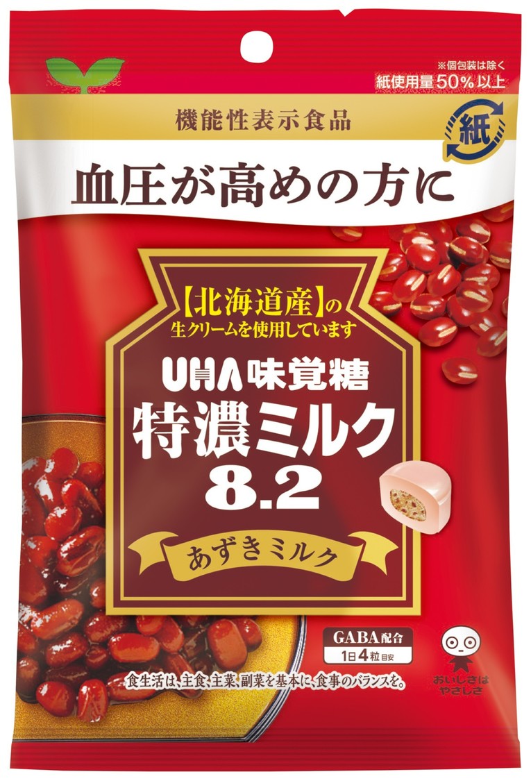 UHA味覚糖：特濃ミルク8.2あずきミルク