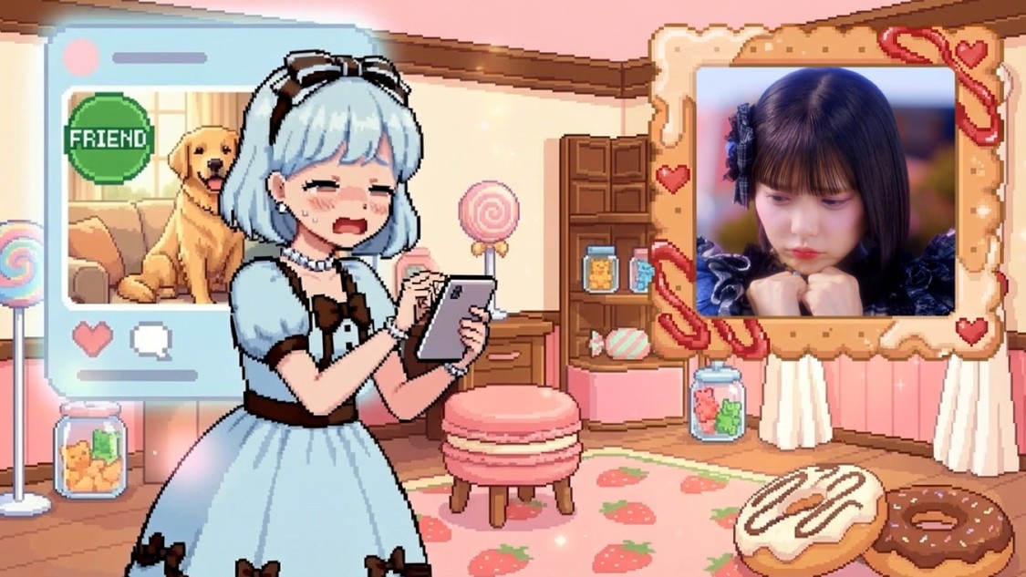 CANDY TUNE「アイしちゃってます♡」MV場面画像