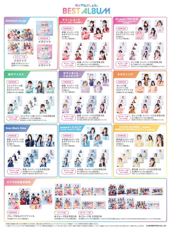 KAWAII LAB.『KAWAII LAB. BEST ALBUM』:店舗特典画像