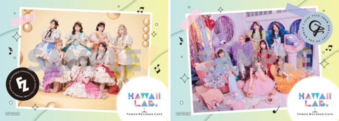 ＜KAWAII LAB. × TOWER RECORDS＞前期ミニステッカー（2枚セット全1種）
