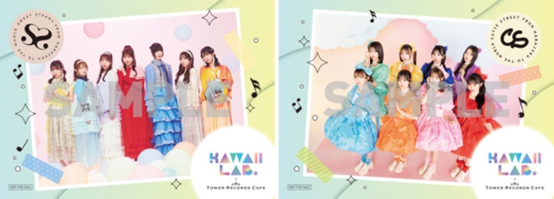 ＜KAWAII LAB. × TOWER RECORDS＞後期ミニステッカー（2枚セット全1種）
