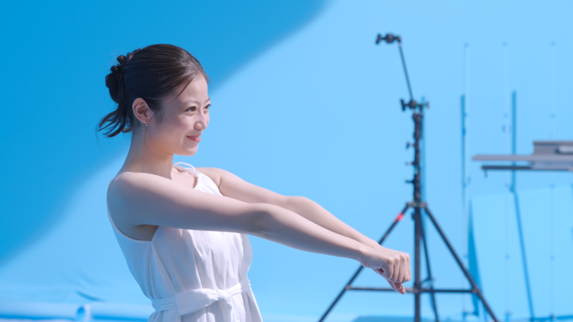 「体感！無重力感」篇　メイキングカット