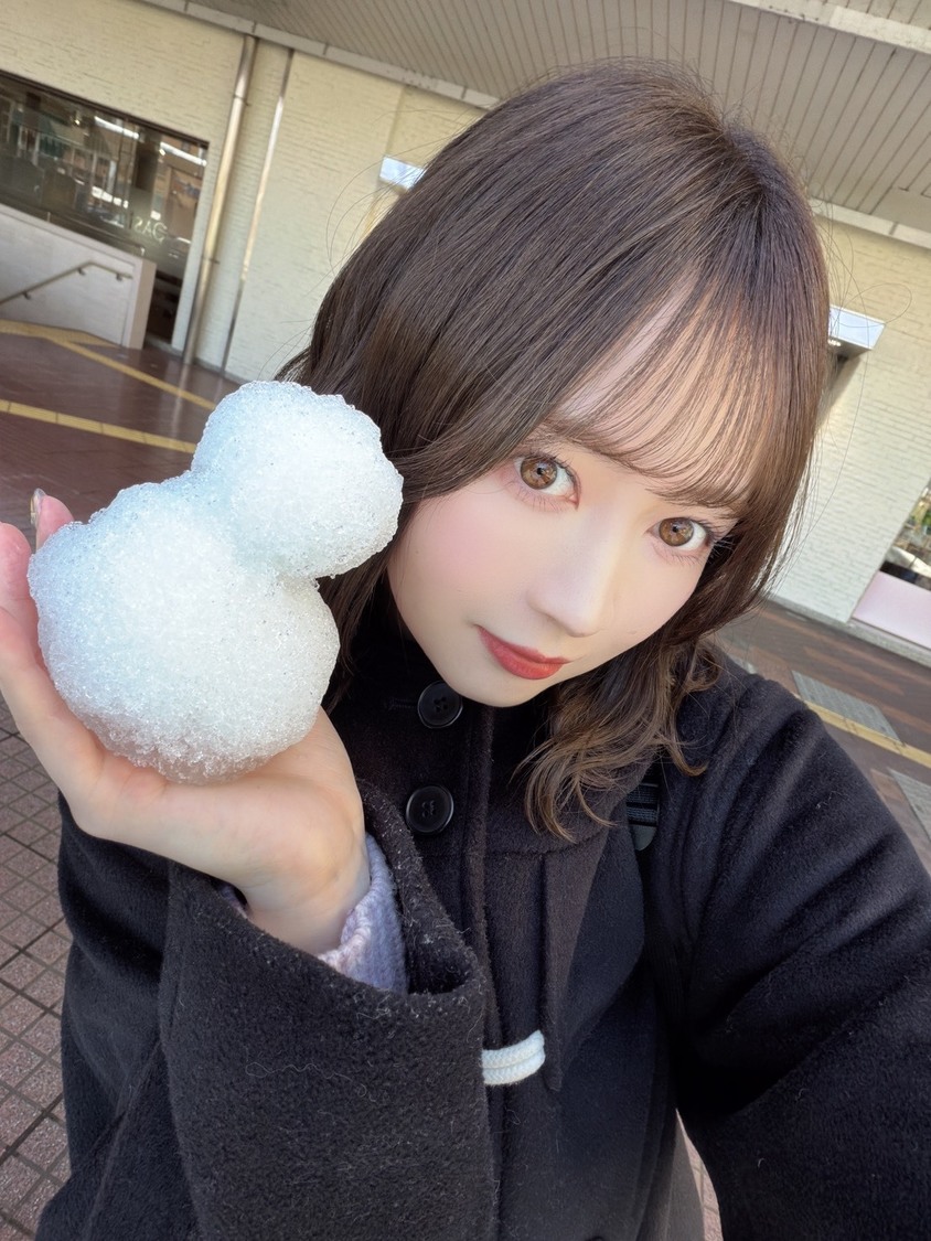 新潟で作ったゆきだるま