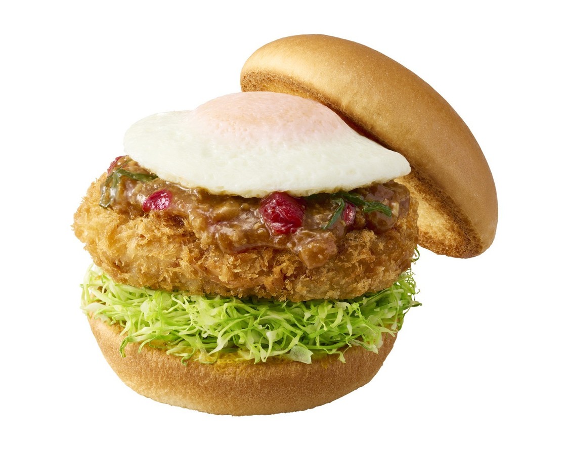 とろ～り 台湾ラーメン風メンチカツバーガー