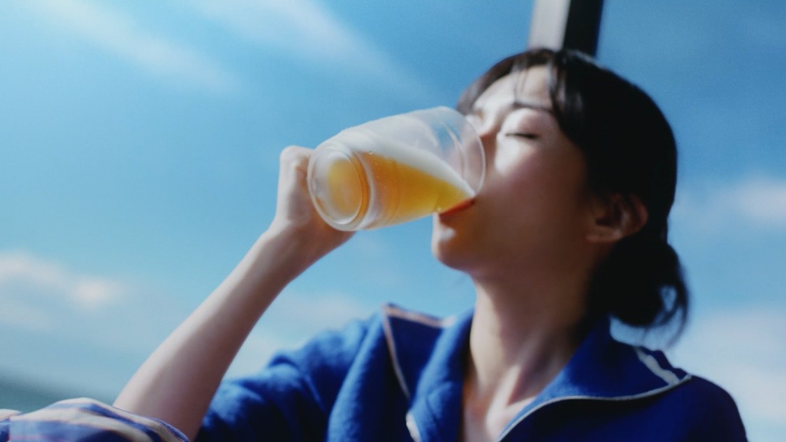 河合優実　「サントリー生ビール」CM