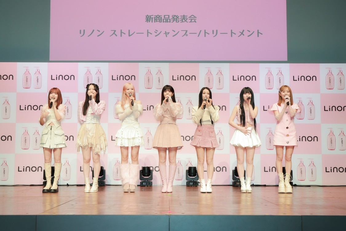 「Linon（リノン）」の新商品発表会 フリップ企画