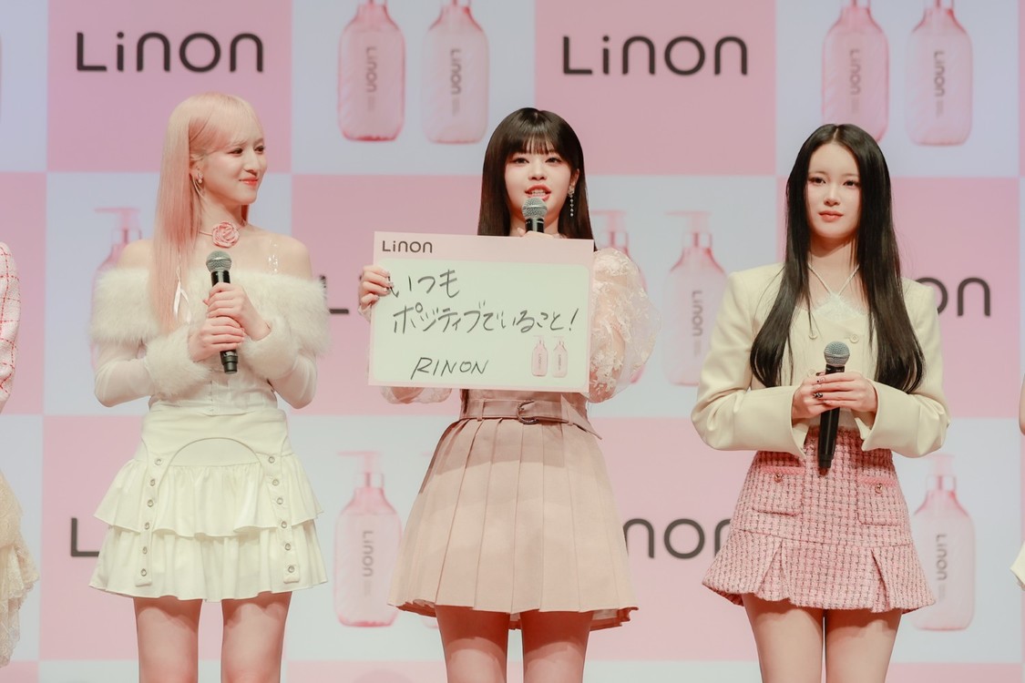 「Linon（リノン）」の新商品発表会 フリップ企画